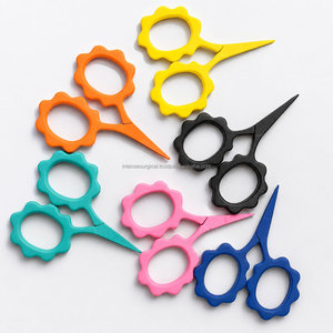 Wholesale Colorful Embroidery Scissors <b>Set</b> OEM Custom Logo Stainless Steel <b>Sewing</b> Thread Snips Manufacturer - Product Image 6