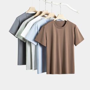 Camiseta Deportiva Personalizada al por Mayor con Logotipo Privado, Camiseta de Gimnasio para Hombre, Estampada, Informal, de Verano, con Impresión Puff - Product Image 1