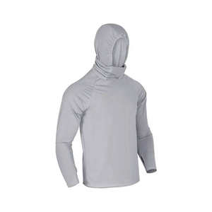 Camisa de Pesca con Capucha de Manga Larga UPF 50 Personalizada para Unisex, Protección UV, Secado Rápido, Transpirable, 100% Poliéster Spandex - Product Image 3