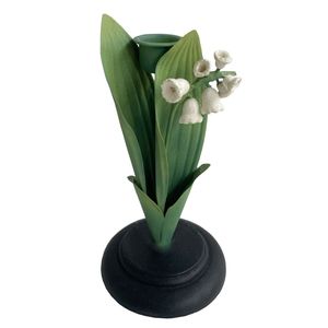 Antique Iron Lotus Candle Stand Handmade Metal Floral <b>Candlestick</b> Holder Luxury Restaurant Wedding Decorative Candleholder - Product Image 3