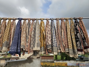 Wholesale Indian Handmade Beach Pareo Block Printed Cotton <b>Sarong</b> Handcrafted Block Print <b>Wrap</b> for Women Soft Cotton Beach Wear - Product Image 4