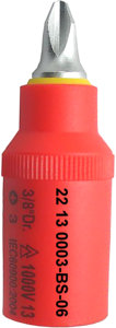 3/8" 1000V Insulated <b>Bit</b> Socket - Product Image 3
