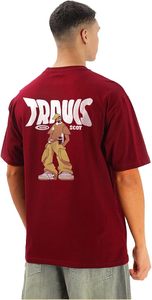 Camiseta Premium de Hip Hop para Hombre, Corte Holgado, Mezcla de Algodón, Tela Gruesa, Logotipo en Relieve - Product Image 1