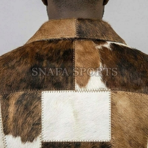 Unique Style 2026 Top Selling Wholesale Genuine <b>Leather</b> <b>Jacket</b> New Arrival Hair on <b>Leather</b> <b>Jackets</b> With Custom Packing - Product Image 6