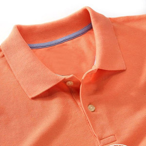 เสื้อโปโลแขนสั้นผู้ชาย สีพื้น ทรงปกติ สวมใส่สบาย ผ้าถัก ระบายอากาศได้ดี ดีไซน์ผ้าฝ้าย - Product Image 2