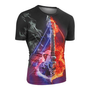 T-shirt de compression personnalisé pour homme à manches courtes – Couche de base sportive respirante et séchage rapide pour la gym et l'entraînement athlétique - Product Image 2