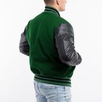 Veste de baseball de qualité supérieure, personnalisée, brodée en chenille, coupe-vent, col montant, fabriquée au Pakistan