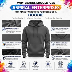ODM Sweat-shirt à capuche unisexe personnalisé en coton 100% avec fermeture éclair, effet délavé, rouge, imperméable, style hip-hop - Product Image 3