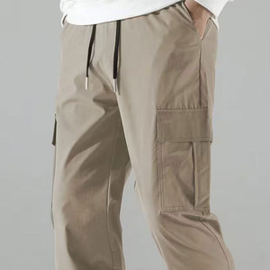 Pantalones Cargo de Corte Holgado para Hombre, con Múltiples Bolsillos, Pantalones de Trabajo Utilitarios, de Lona de Algodón, de Pierna Recta, Casuales, para Actividades al Aire Libre - Product Image 4