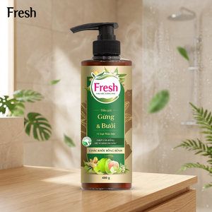 Shampooing Unisexe au Gingembre et à la Citronnelle pour Tous Types de Cheveux, Lisse et Soyeux, 480g, Formule Antichute à Base de Plantes - Product Image 5