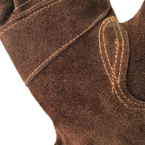 Gants de travail OEM en cuir de vachette souple et flexible, antidérapants, imperméables, résistants au feu, compatibles écran tactile, tricotés, pour barbecue et jardinage - Product Image 6