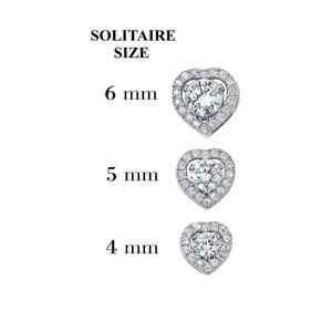womens 925 sterling <b>silver</b> stud <b>earrings</b> high carbon diamond luxury stone studs comfortable everyday wear special occasion - Product Image 3
