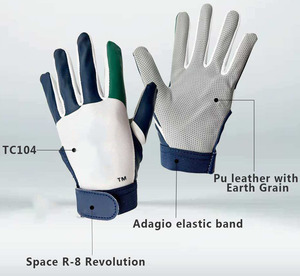 Guantes de Bateo de Béisbol de Diseño Personalizado – Cuero Cabretta Premium para Jóvenes y Adultos – Guantes de Bateo de Béisbol al por Mayor de Fábrica OEM - Product Image 5