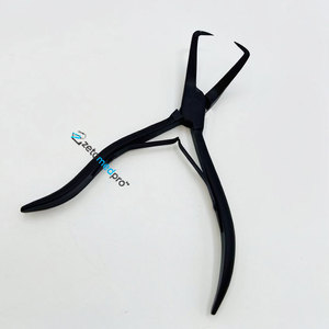 Wholesale Best-Selling Black Matte Surgical Grade Stainless Steel Reusable Professional <b>Micro</b> Beads Opener Hair <b>Extension</b> Tool - Product Image 5