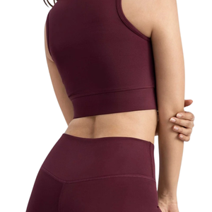 Conjunto de Yoga Personalizado para Mujer, Top Corto de Manga Larga, Leggings de Cintura Alta, Ropa Deportiva para Gimnasio, Fitness y Entrenamiento, Venta al Por Mayor - Product Image 5