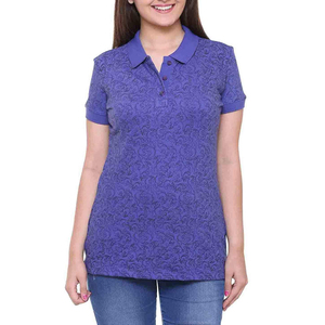 Polos de Golf para Mujer, Corte Clásico, a la Moda, Nueva Colección, 100% Algodón, Diseño Sólido Informal, Apliques de Verano, Transpirables - Product Image 3