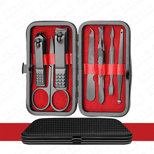 Wholesale 18PCS Black Stainless Steel Manicure <b>Pedicure</b> Kit Custom Logo Nail Clipper Set Chiropody <b>Tools</b> Private Label OEM - Product Image 3