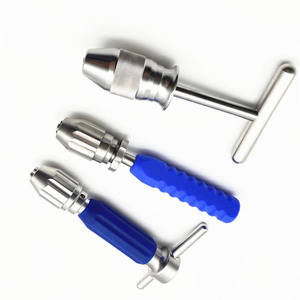 Azicon's <b>T</b>-handle Orthopedic Pin Chuck Wire Driver Jacobs <b>Key</b> Cannulated Drill Handpiece Bone Fixation Surgical Tool Hardware - Product Image 3