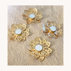 Designer Metal <b>Tealight</b> Candle <b>Holder</b> Stylish Customized Fantastic Design <b>Tealight</b> <b>Holder</b> For Wedding Decor - Product Image 1