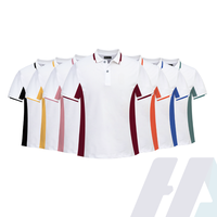 Polo en coton 100% à deux tons pour hommes, t-shirt à manches courtes de haute qualité, polo brodé personnalisé