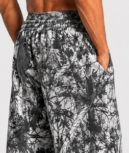 <b>Men's</b> Oversized Camouflage Print Contrast <b>Line</b> <b>Joggers</b> Loose Fit Streetwear Pants Premium Cotton <b>Fleece</b> Breathable <b>Men's</b> Trouser - Product Image 3