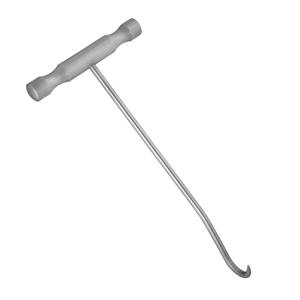 Gancho Ortopédico Manual de Acero Inoxidable Alemán para Huesos Grandes, Mango en T, Instrumento Quirúrgico Reutilizable, Certificado CE por Dentavex - Product Image 1