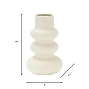 Vase à fleurs en aluminium fait main de qualité supérieure, support de présentation floral contemporain pour la maison, le bureau, la réception, le hall d'hôtel de luxe - Product Image 5