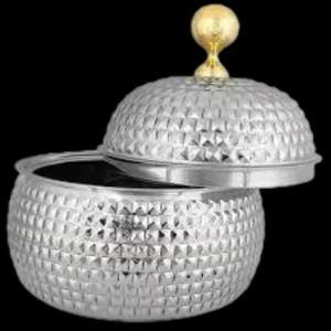 Olla Grande de Metal Resistente al Calor para Servir Alimentos, para el Hogar, Cocina, Mesa de Comedor, Almacenamiento de Alimentos, Uso Diario - Product Image 5