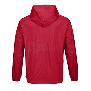 Durable Fabric <b>Windbreaker</b> Jacket <b>For</b> <b>Camping</b> Adventure Water Resistant Hooded Outdoor Clothing - Product Image 3