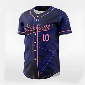Camisetas de Béisbol Sublimadas Personalizadas, Último Diseño, Ropa Deportiva Transpirable, Camiseta de Béisbol Sublimada Personalizada al por Mayor en Tallas Grandes - Product Image 4