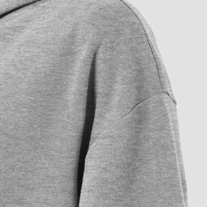 Women Cropped Hoodie Custom Cotton Fleece Pullover <b>Long</b> <b>Sleeve</b> Casual Streetwear Fitness <b>Top</b> OEM ODM Private Label Wholesale - Product Image 5