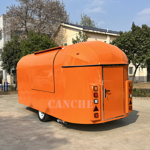 เครื่องจับอาหารเคลื่อนที่แบบมีโครงสำหรับวางบนถนนเครื่องทำพิซซ่าเบอร์เกอร์ดีไซน์2025น่าสนใจ - Product Image 3