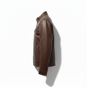Fashionable Best <b>Winter</b> Men's <b>Leather</b> <b>Jacket</b> Plus Size Solid Pattern Waterproof Breathable Reasonable Price - Product Image 5