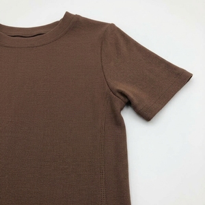 Camiseta de Manga Corta para Mujer, Diseño Personalizado con Logotipo, Estilo Casual, Holgada, Tejido Twill Grueso, Hombros Caídos, Secado Rápido - Product Image 5