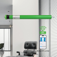 KYOK Commande vocale silencieuse WiFi multilingue Boîtier en alliage d'aluminium Commande en gros Moteur tubulaire 35mm