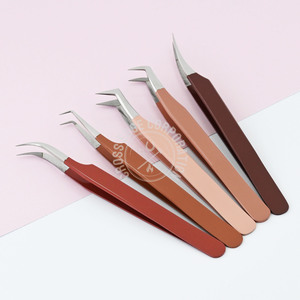 Custom Eyelash Extension Tweezers Lash Tweezer Fine X Tip Volume Classic Fiber Tip Sustainable Hand Tested Tweezer - Product Image 1