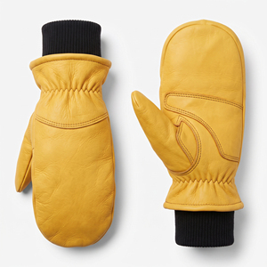 Gants de ski de haute qualité, imperméables, isolés, pour sports de plein air, avec doublure chaude sur le poignet, gants de snowboard - Product Image 1