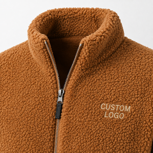 Veste Teddy Homme Tendance en Polaire Épaisse – Manteau d'Hiver Confortable avec Personnalisation OEM - Product Image 5