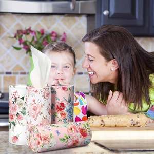 Mouchoirs en papier pour le visage en bambou écologiques, 3 plis, tube de mouchoirs portable pour voiture, fournisseur et fabricant de mouchoirs de voyage pour voiture - Product Image 2