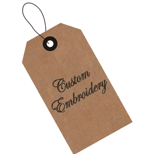 Wholesale Custom Cardboard Garment Hang <b>Tags</b> For Clothing OEM Printed Eco-Friendly Hang <b>Tags</b> In Cheap Price - Product Image 2
