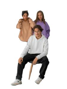 Logo personnalisable imprimé surdimensionné sweats à capuche en polaire lourde pour les femmes nouveau Style décontracté hiver Stock vente sweat-shirt vestes - Product Image 2