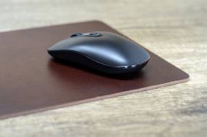 Minimalist Stitchless Leather <b>Mouse</b> <b>Pad</b> Ultra Thin Smooth Surface Desk Mat Custom Size For Minimalist Offices LMPD-0046 - Product Image 3