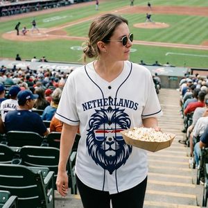 Camiseta de Béisbol Personalizada de Holanda - Camisetas Deportivas con Nombre y Número, Regalos de Uniformes de Softbol para Hombres y Mujeres - Product Image 3