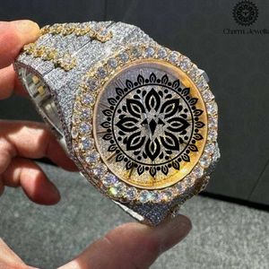 Montre de luxe pour homme Charm_Jewells, boîtier en acier inoxydable, verre saphir, mouvement mécanique analogique, cadran 40 mm, date automatique, 10 bars - Product Image 2