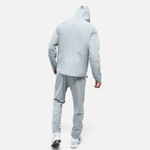 Conjunto Deportivo de Dos Piezas para Hombre, Chaqueta Cortavientos con Cremallera, Tejido Transpirable, para Deportes al Aire Libre, Talla Grande - Product Image 4