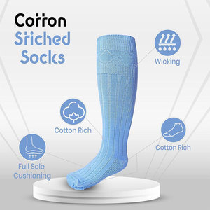 Soft Comfortable Scottish Highland Kilt Hose <b>Socks</b> for Men Traditional Wool Blend <b>Long</b> Length <b>Socks</b> OEM ODM Custom Supply - Product Image 4