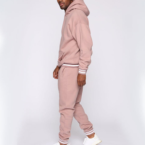 Conjunto de Chándal Oversize Unisex de Invierno Transpirable con Capucha, Pantalones Jogger y Sudadera de Ajuste Regular, Estilo Urbano, con Logotipo Personalizado - Product Image 6