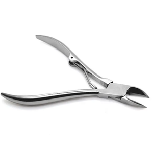 Coupe-ongles 3 pièces en acier inoxydable, pince à cuticules, coupe-ongles courbé, outil de manucure, fournitures pour ongles, à mâchoires larges - Product Image 1