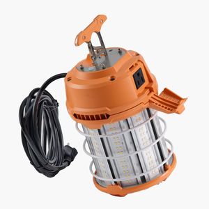 Faro da Lavoro Temporaneo a LED 100W, Durevole, 5000K, 14400 lm, Resistente all'Acqua, Collegabile (8 Unità), con Supporto a Soffitto per Cantiere e Officina, Certificato ETL - Product Image 1