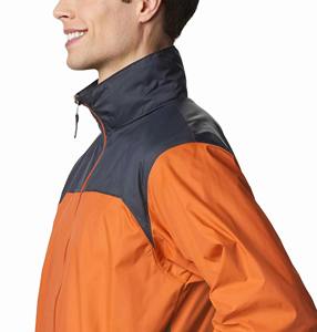 Men Premium Hooded Windbreaker <b>Jacket</b> Lightweight Casual Zip Front Outdoor Soft Breathable Regular Fit Everyday Fashion Wear - Product Image 5